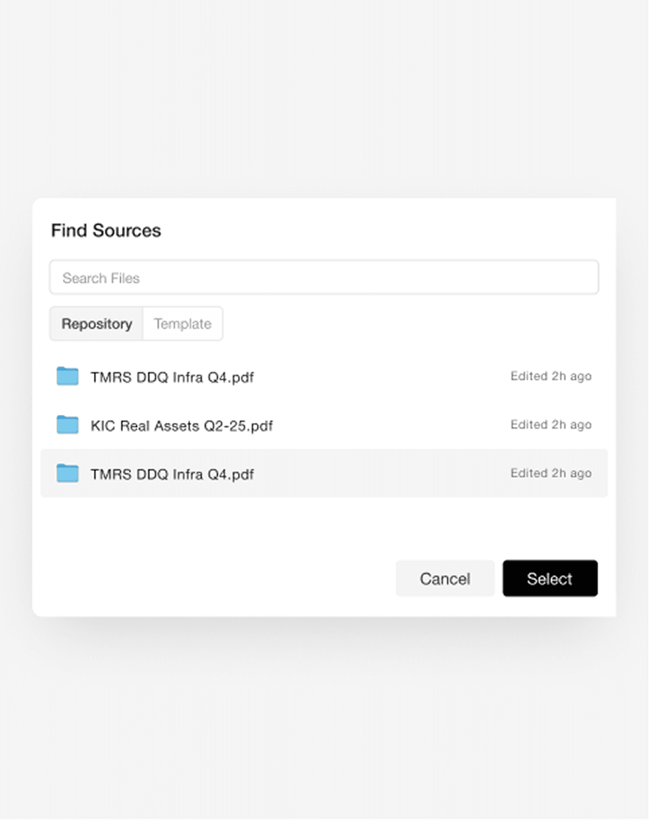 Filtering & Sourcing